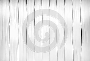 White seamless texture. Wavy background. Interior wall decoration. 3D interior wall panel pattern
