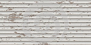 White seamless weathered wood texture. Old painted wooden backdrop. Dirty paint planks backdrop surface. Grunge endless peeling