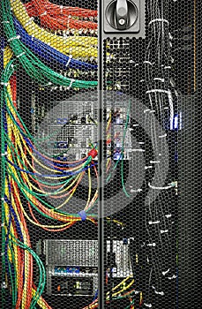 White Server Room Network