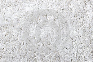 White shaggy carpet texture