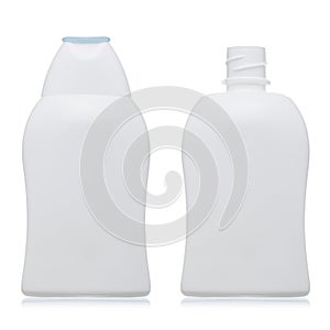 White shampoo bottle