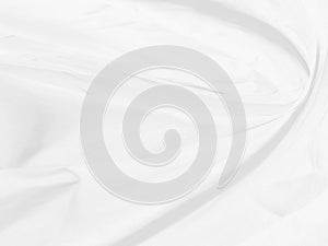 white shape beauty clean and soft fabric textured. bstract smooth curve decorate fashion textile background