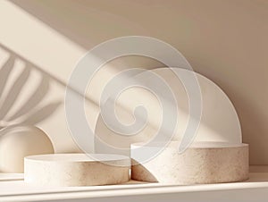 White Shelf With Plates and Vases