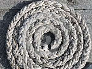 White ship rope