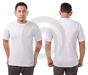 White Shirt Design Template