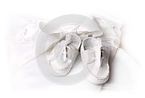 White shoes for small baby