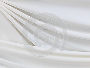 White silk background