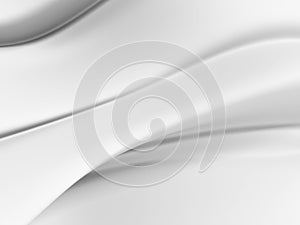 White silk cloth wavy soft background