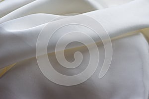 White silk fabric.This satin fabric is perfect for making fabric