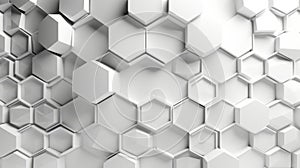 White silver geometric universal background. Generative AI