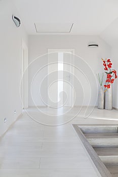 White simple corridor