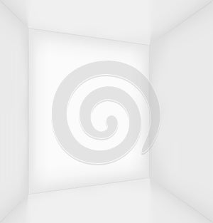 White simple empty room interior