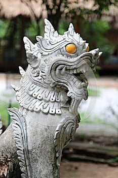 White singha statue