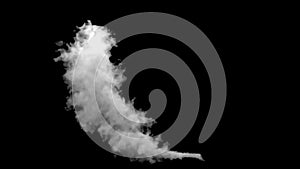 White smoke pollution