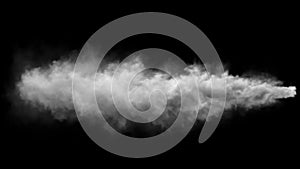 White smoke pollution