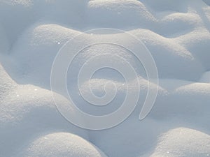 White snow background texture.