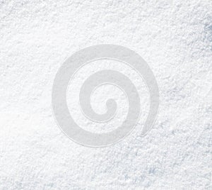 White snow surface