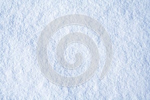 White snow surface background, texture