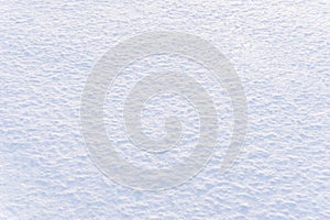 White snow texture with blue tone, background