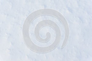 White snow texture with blue tone, background