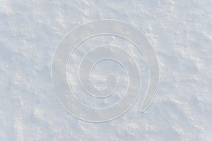 White snow texture with blue tone, background