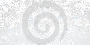 White snowfalls on a gradient background. Texture. Wallpaper