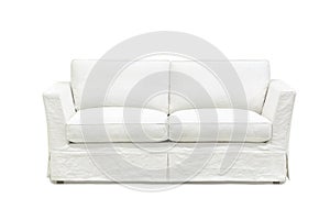 White sofa