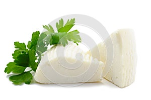 White soft cheese