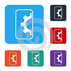 White Software, web development, programming concept icon isolated on white background. Programming language and program