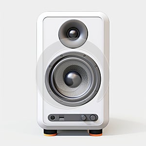 White Speaker Rendering With Octane True-to-image Design