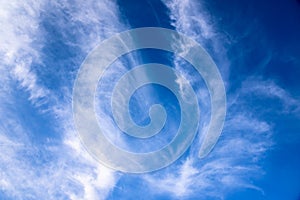 White spindrift clouds