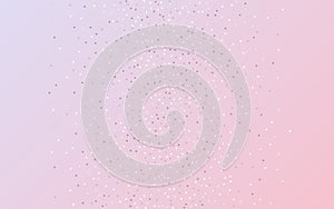 White Splash Effect Pink Background. Modern Round