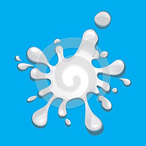 White splodge background