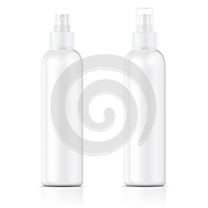 White sprayer bottle template.