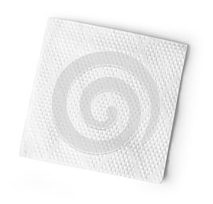 White Square Bar Napkin