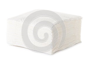 White Square Bar Napkin