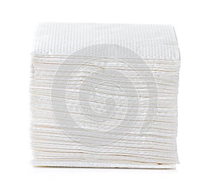 White Square Bar Napkin