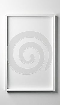 White square border, substantial thickness, pure white backdrop, square, graphic