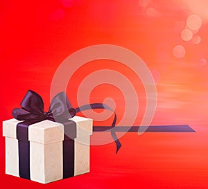 white square gift box