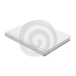 A white square object with a flat surface