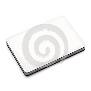 White square shape business card photo