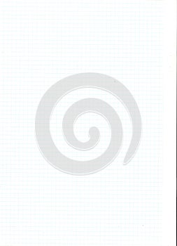 White squared paper sheet texture or background