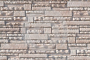 White stack cement brick wall background