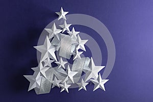 White Stars and Silver Ribbon