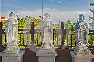 White statue of buddha photo