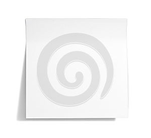 White sticky note