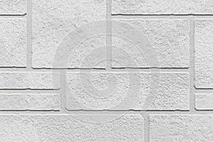 White stone cladding wall tile texture and seamless background