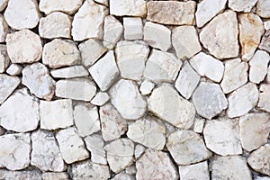 White stone gravel background texture.
