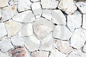 White stone gravel background texture.