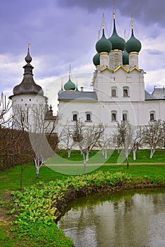 The white stone Rostov Kremlin